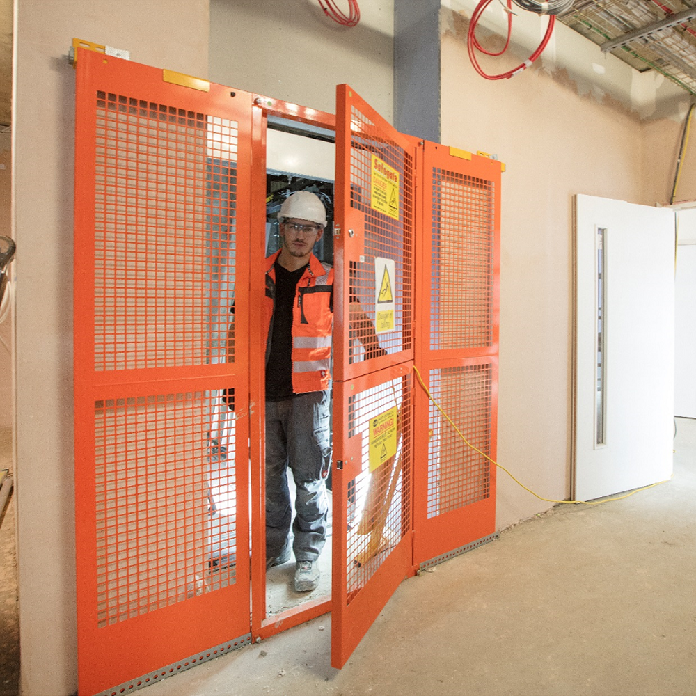 Proprietary lift shaft gates